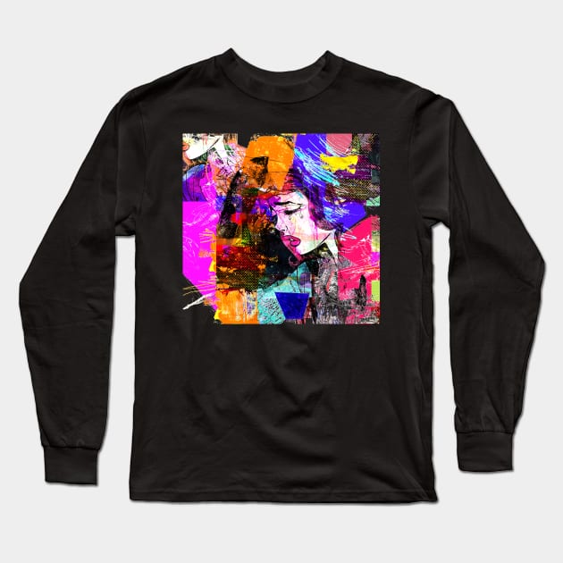 Expresionism Art Long Sleeve T-Shirt by Sauher